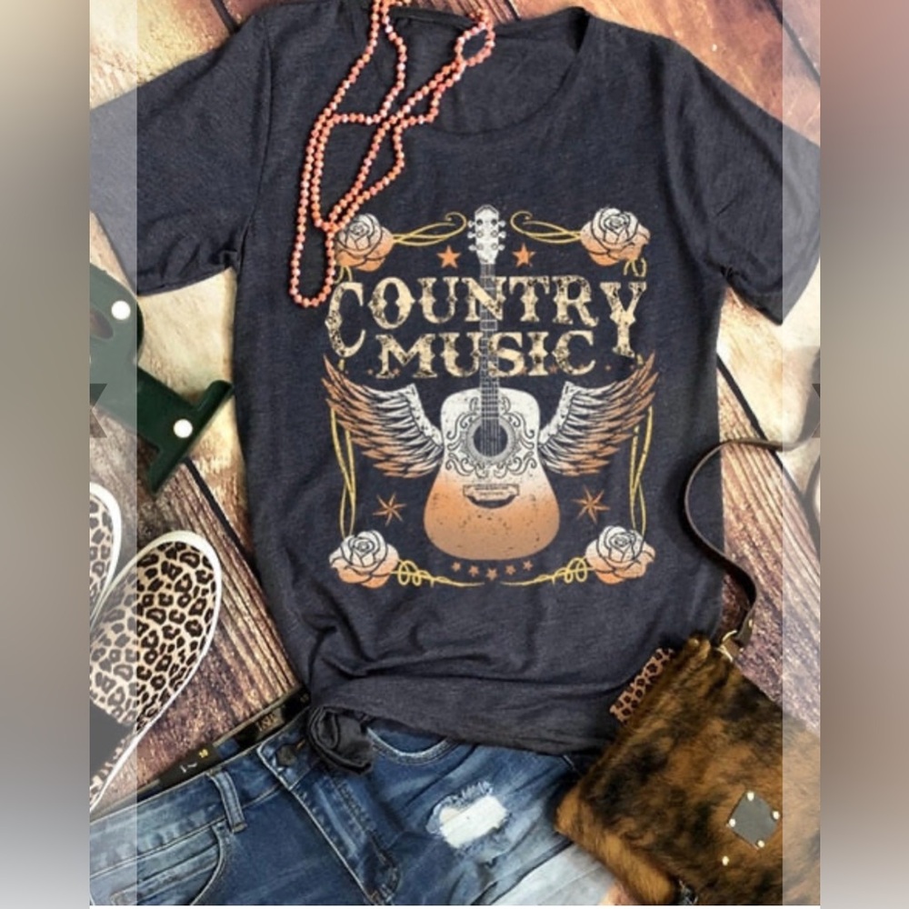Vintage Country Music T-shirt - Picture 1 of 6